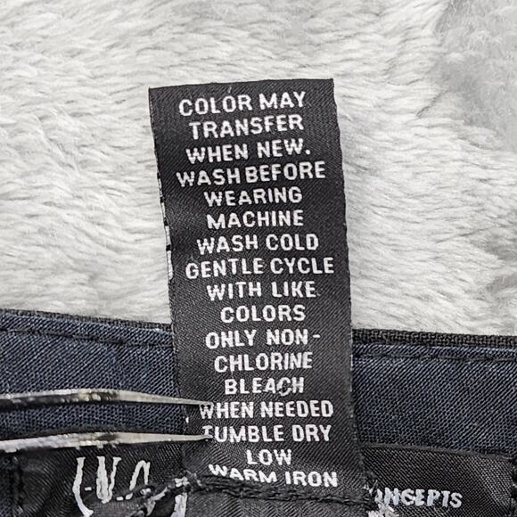 INC International Concepts Pants Womens 18 Black Cuffed Capri Chino Stretch - Picture 6 of 11